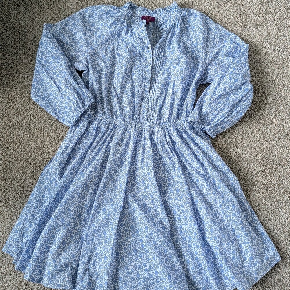 EUC J Crew Liberty print shirtdress, XL Tall (XLT)